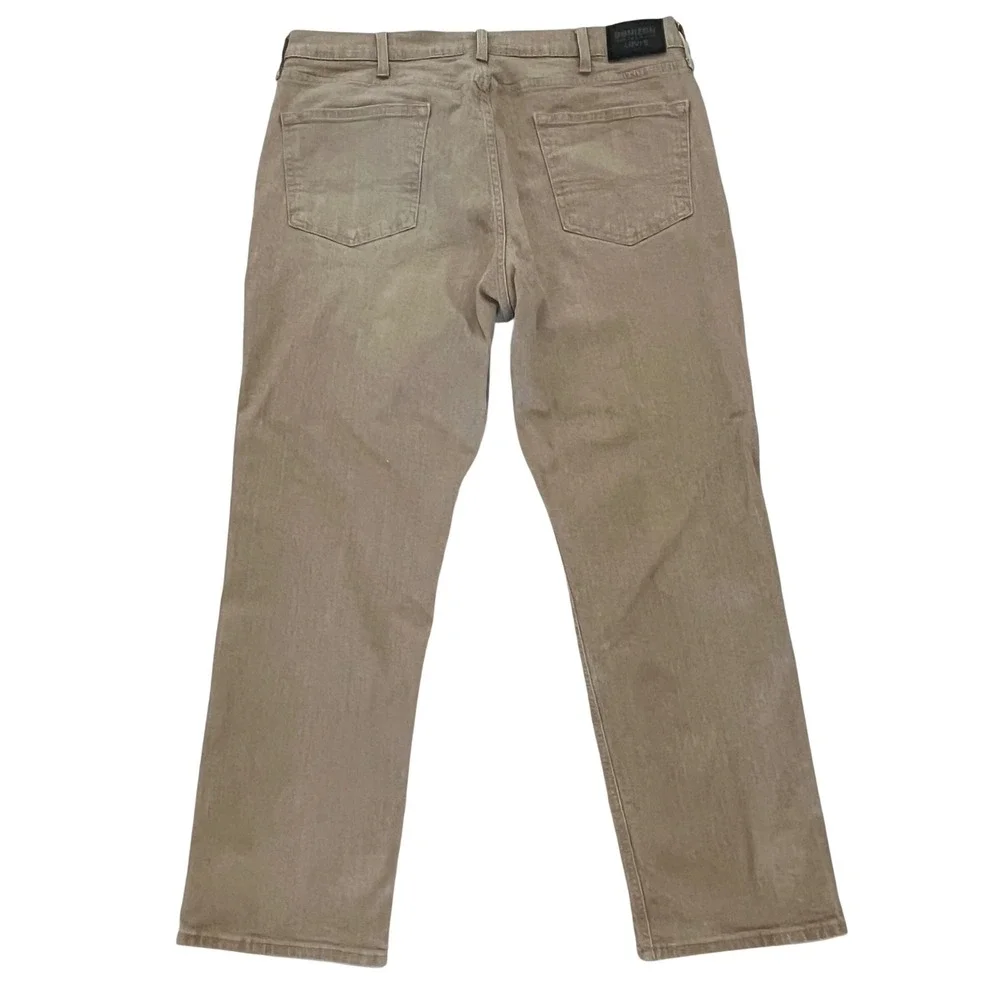 Denizen Levi's Mens‎ 231 Athletic Fit Jeans 38x29 Tan Stretch Slightly Tapered
